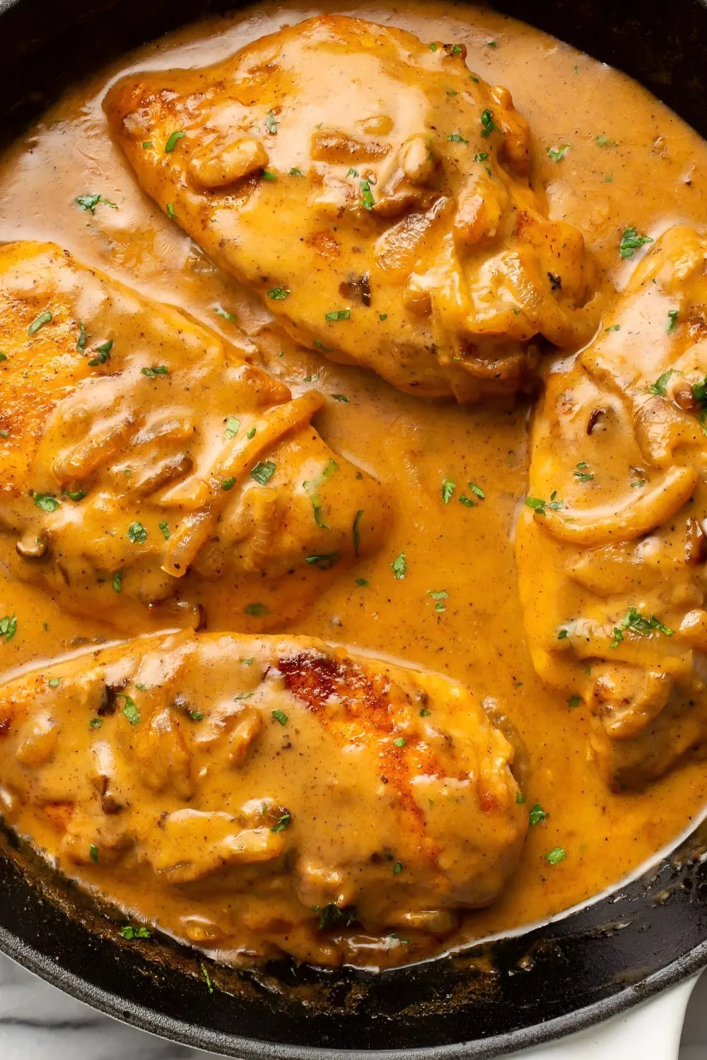 easy smothered chicken recipe