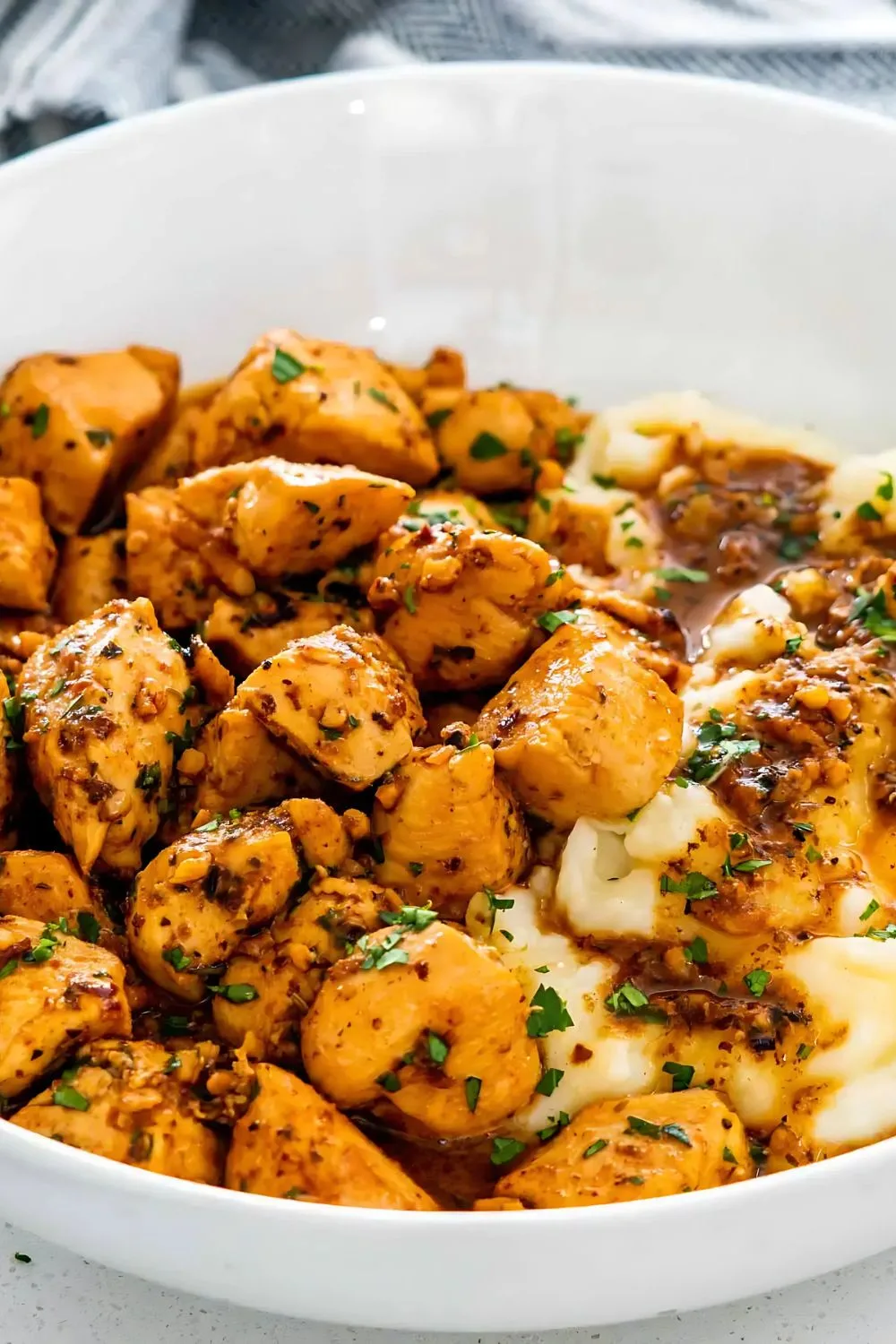 garlic butter chicken bites recipe
