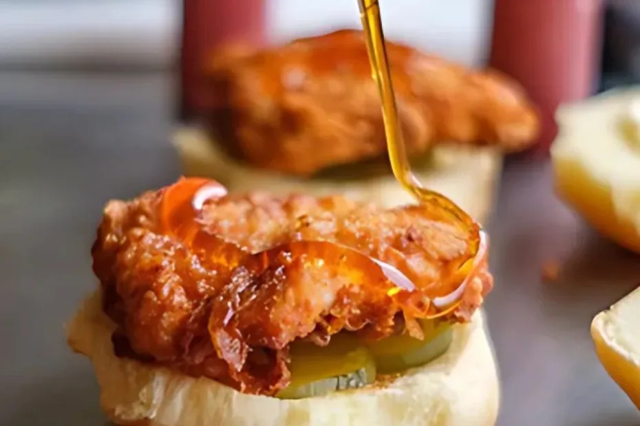 hot honey chicken slider sandwich recipe