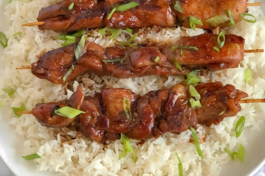 teriyaki chicken skewers recipe