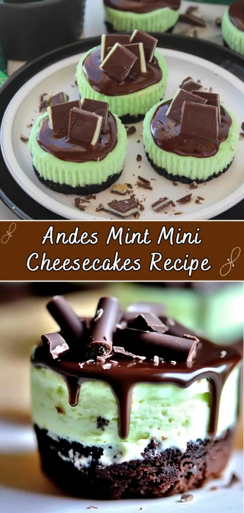 Andes Mint Mini Cheesecakes Recipe