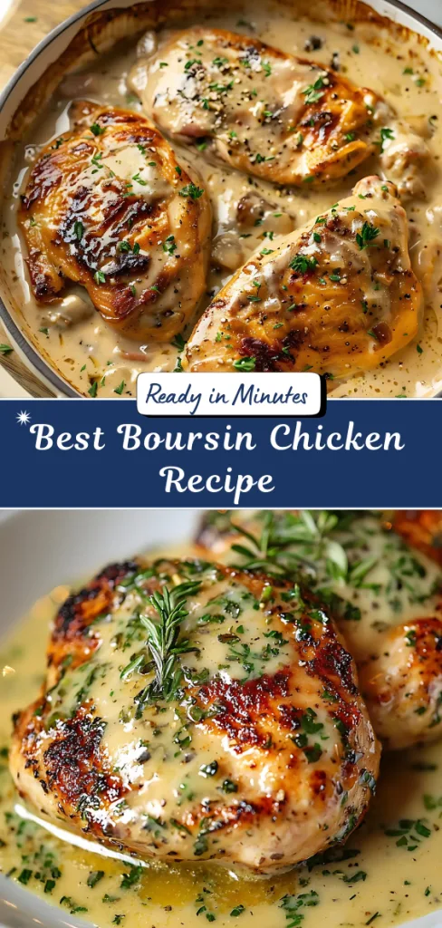 Best Boursin Chicken Recipe