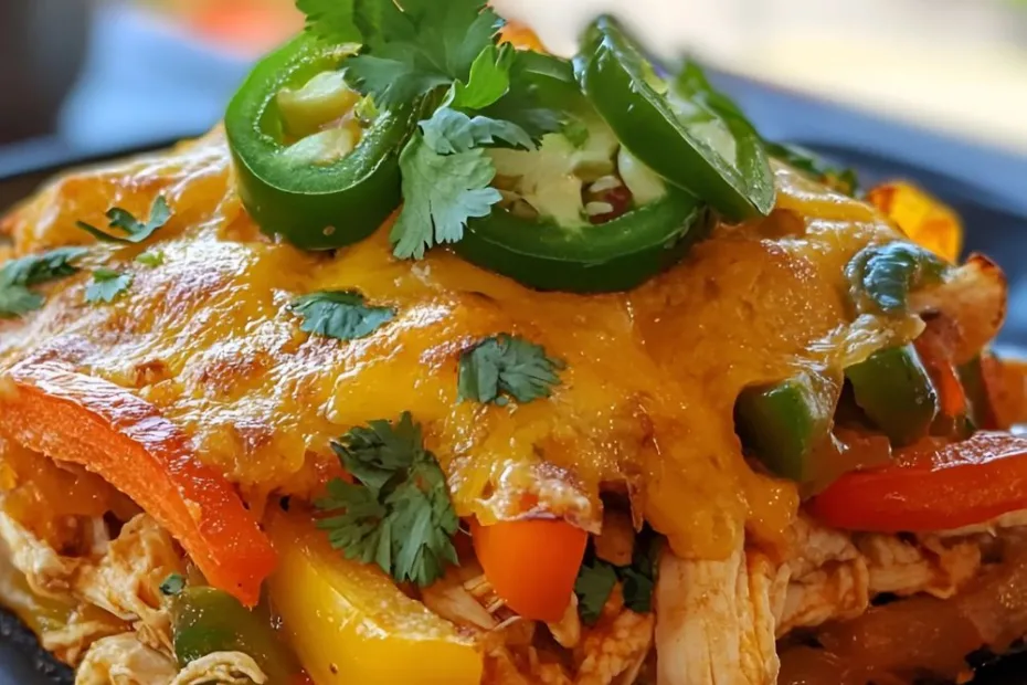 Chicken Fajita Casserole Recipe