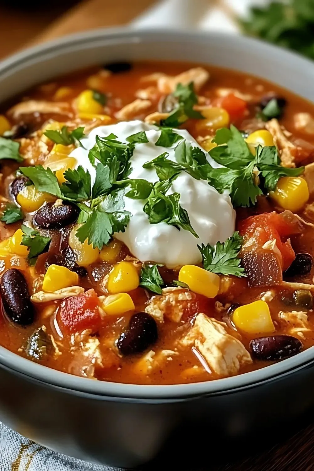 Crock pot Cream Cheese Chicken Chili Recipe
