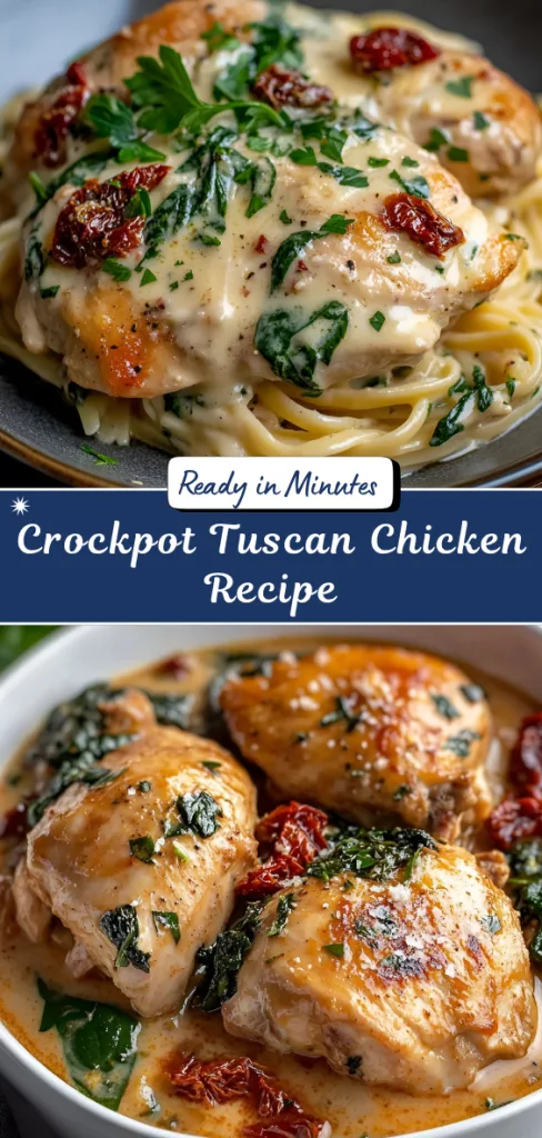 Crockpot Tuscan Chicken Recipe