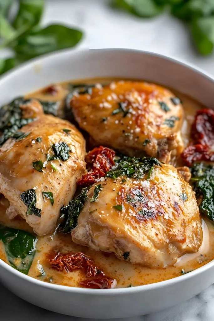 crockpot tuscan chicken recipe