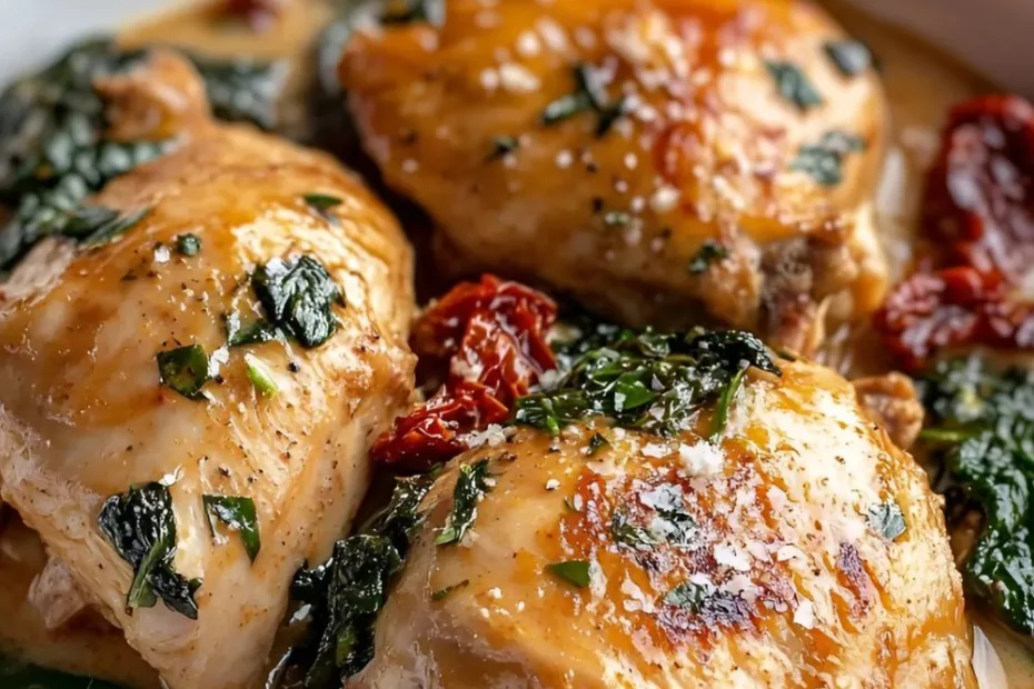 crockpot tuscan chicken recipe