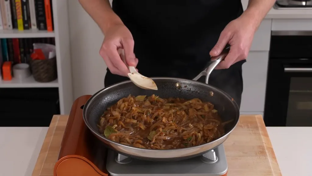Deglaze and Build the Sauce