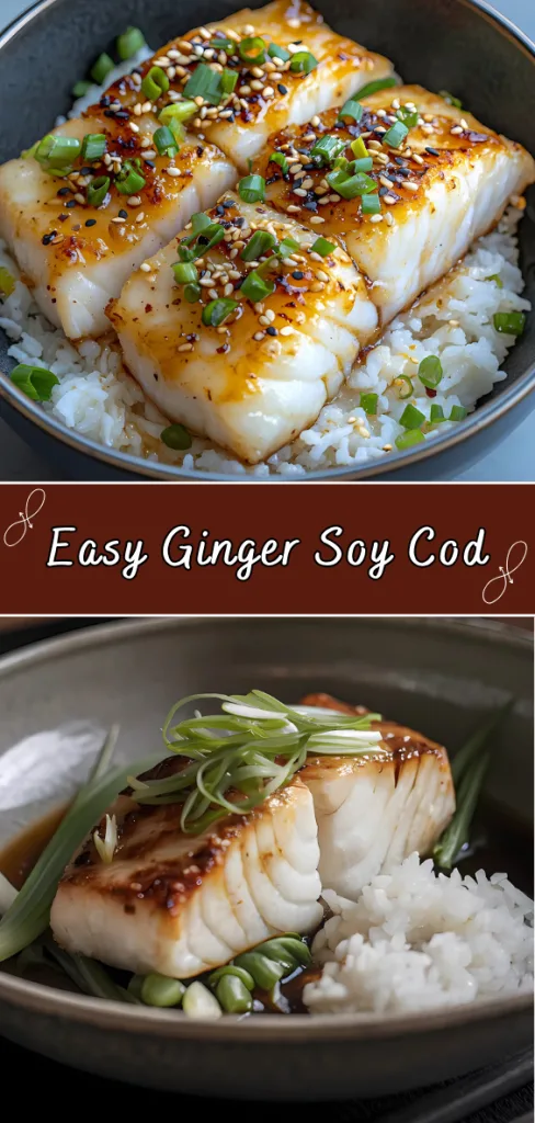 Easy Ginger Soy Cod