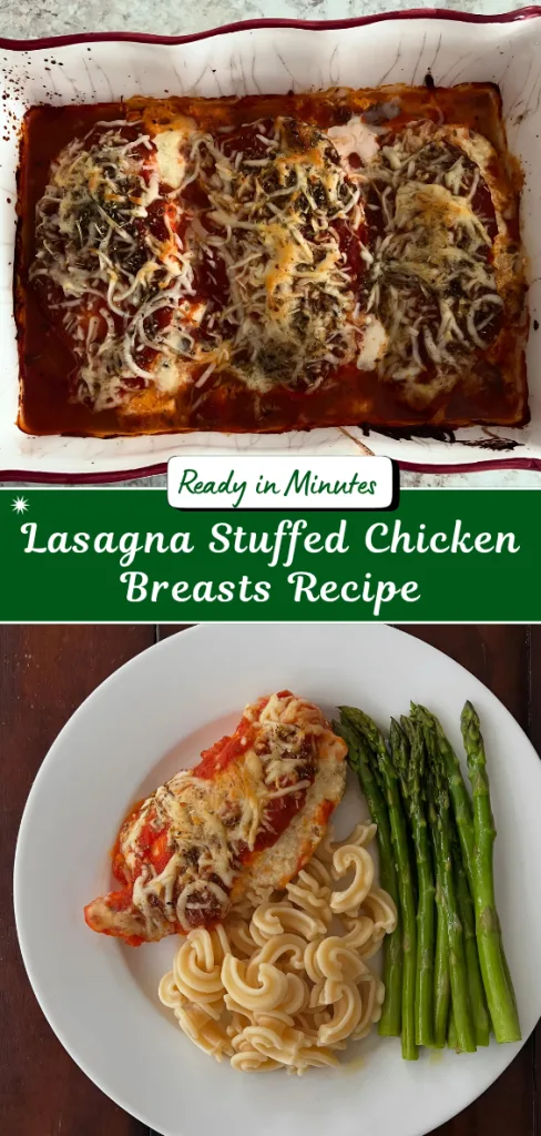 Lasagna Stuffed Chicken Breasts Recipe