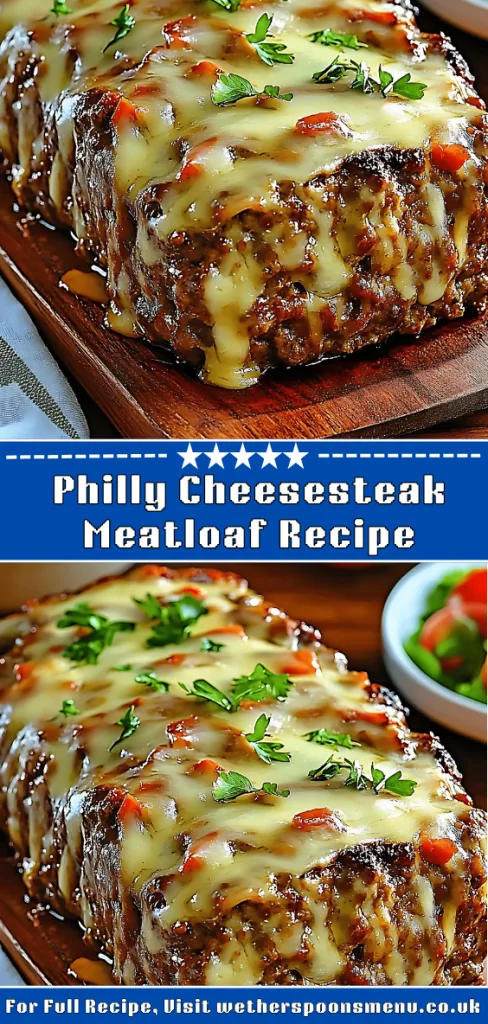 Philly Cheesesteak Meatloaf Recipe