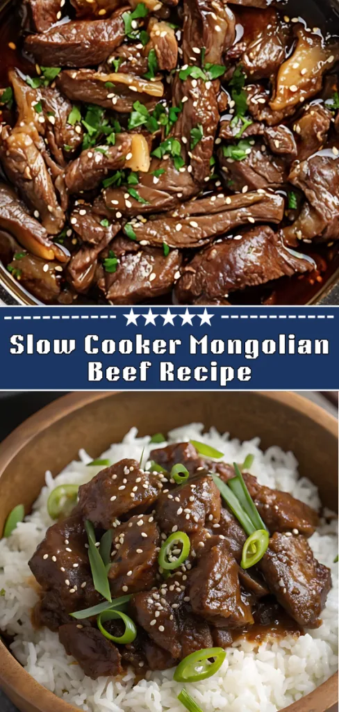 Slow Cooker Mongolian Beef recipe