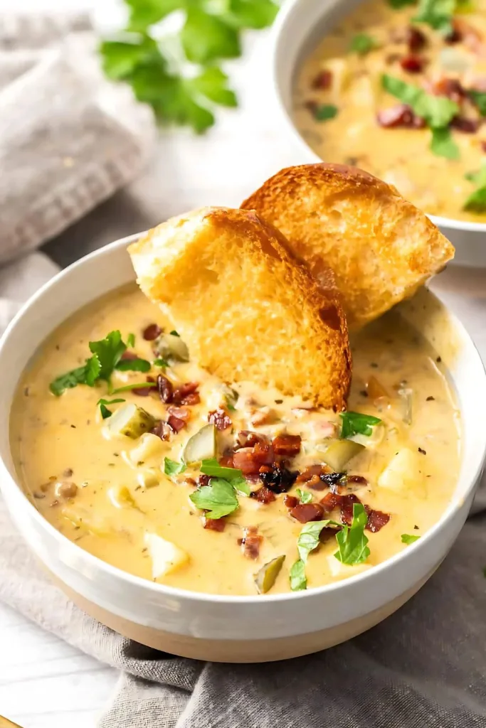 The Best Cheeseburger Soup Recipe