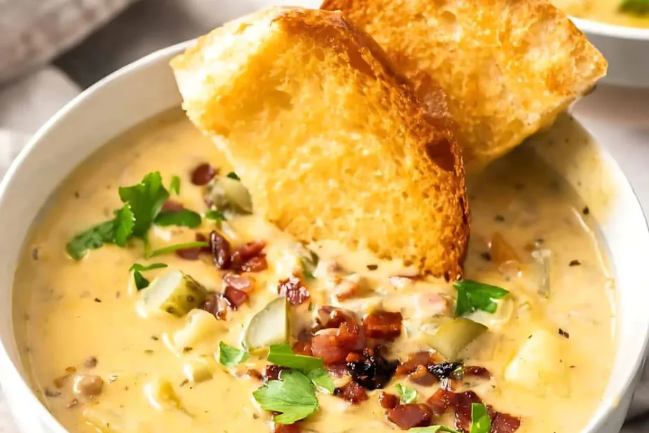 The Best Cheeseburger Soup Recipe