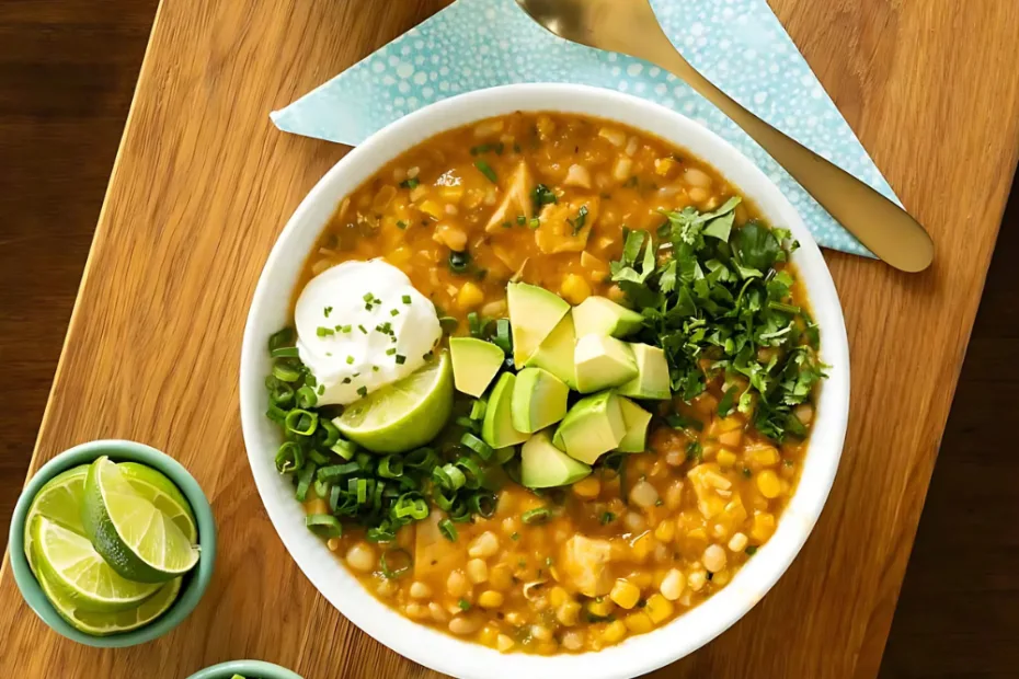 White Bean Chicken Chili Recipe