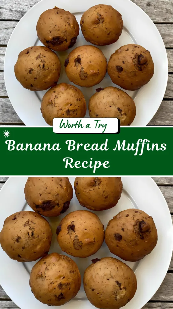 banana bread muffins recipe