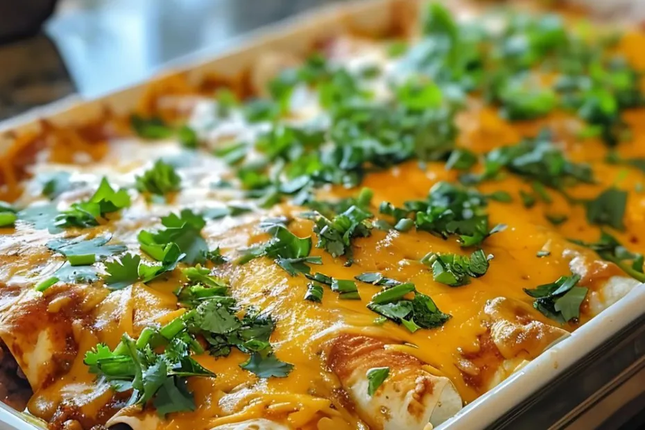 beef enchilada casserole recipe