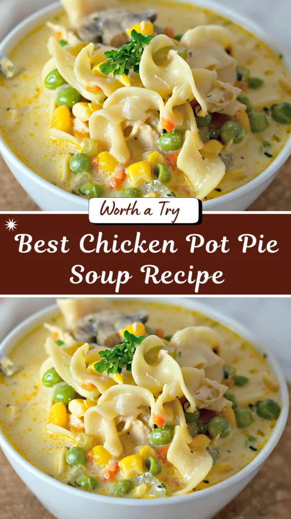 best chicken pot pie soup recipe