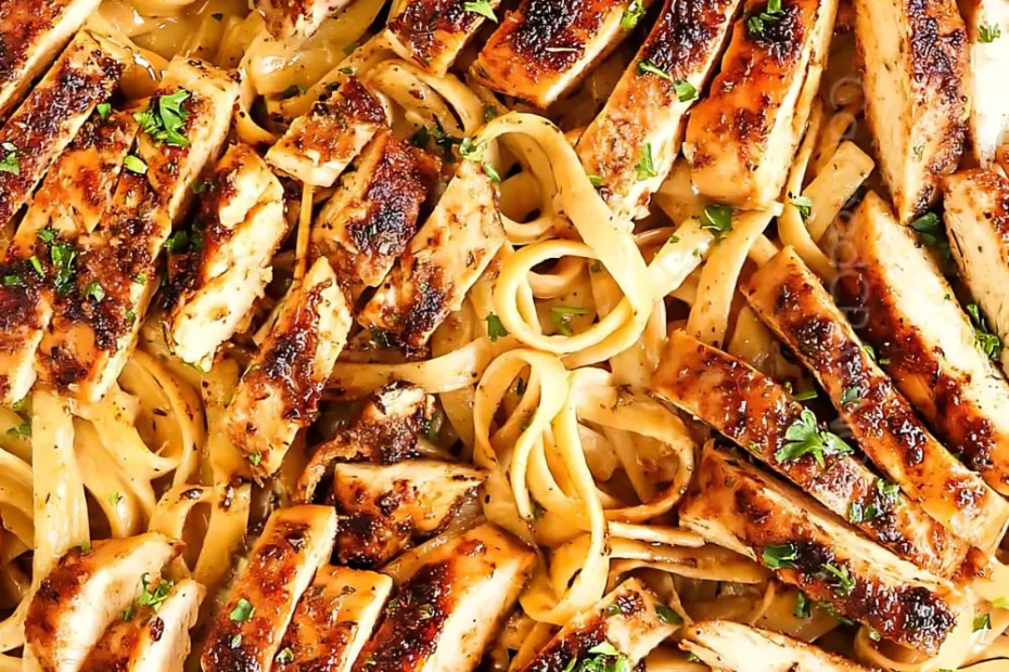 Blackened Chicken Alfredo Recipe