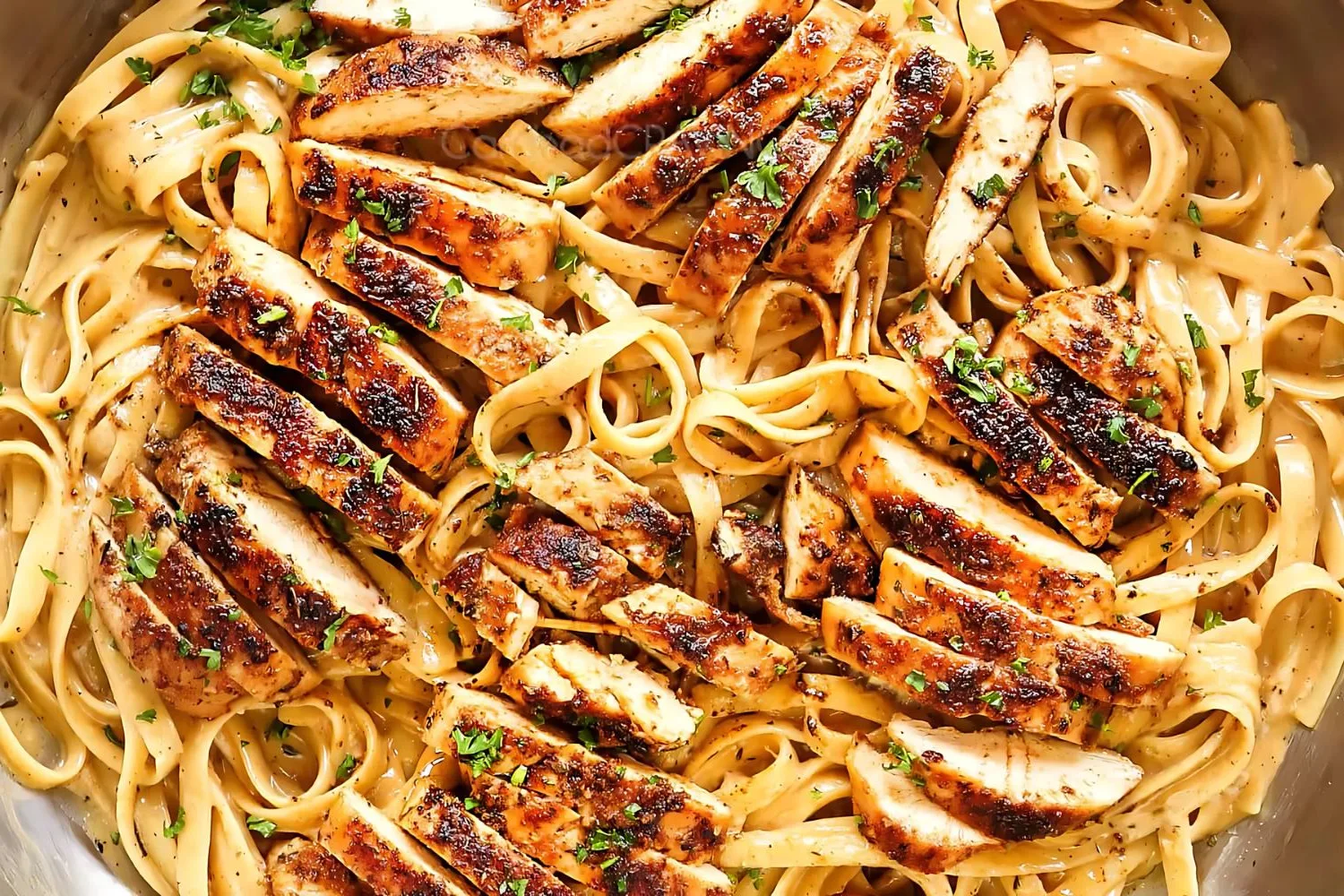 blackened chicken alfredo recipe
