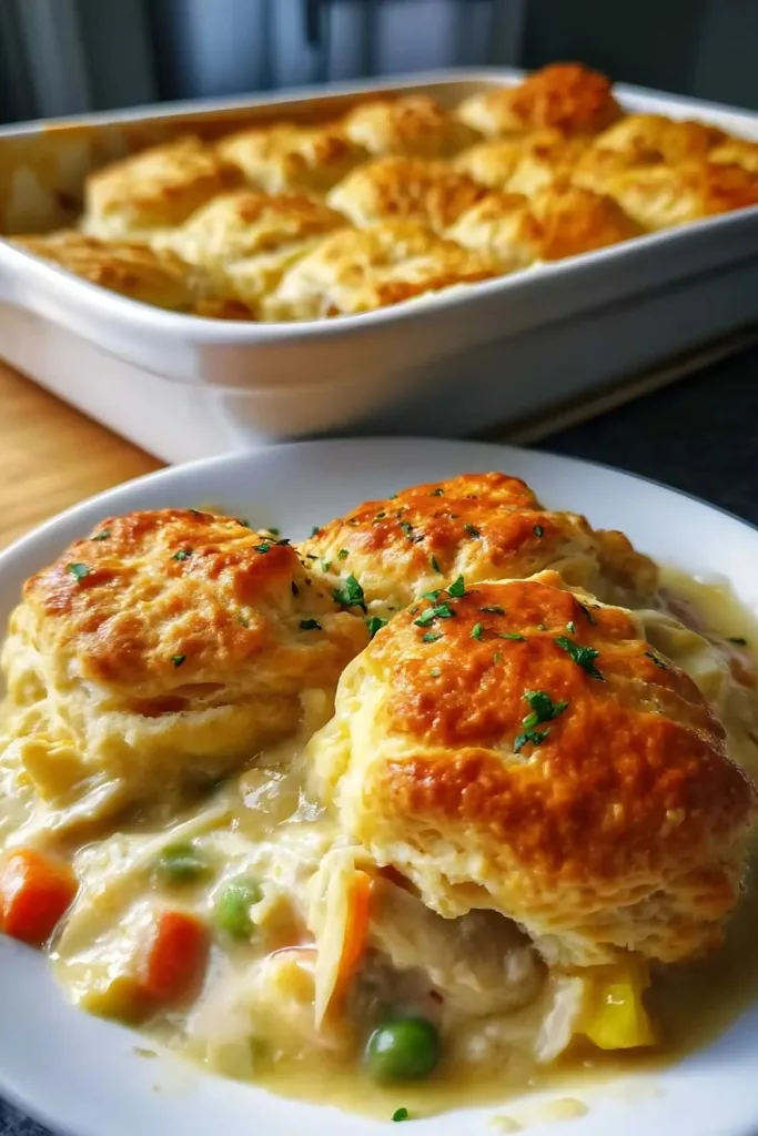 cheddar bay biscuit chicken pot pie recipe