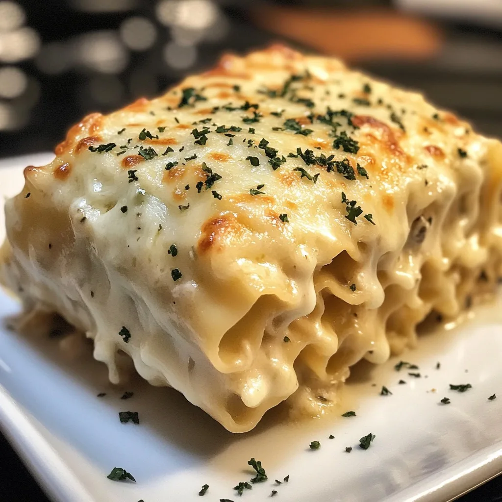 chicken alfredo lasagna roll ups recipe