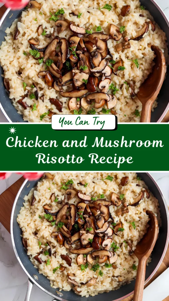 Chicken and Mushroom Risotto Recipe