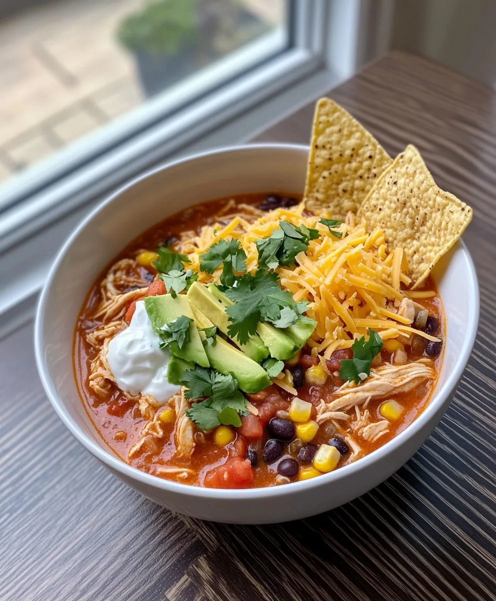 chicken taco soup recipe