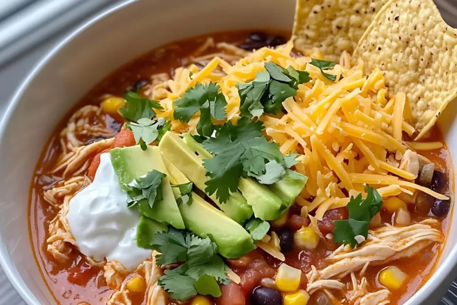 chicken taco soup recipe
