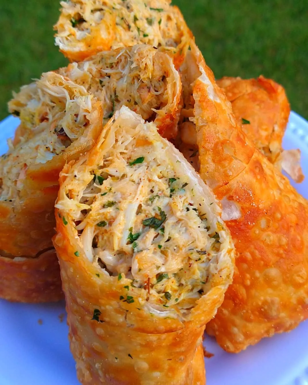 crab cake egg rolls recipe