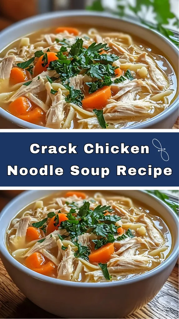 crack chicken noodle soup recipe