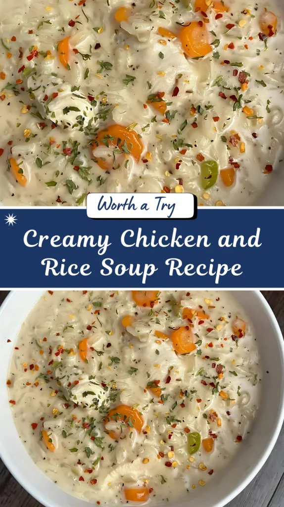 creamy chicken and rice soup recipe
