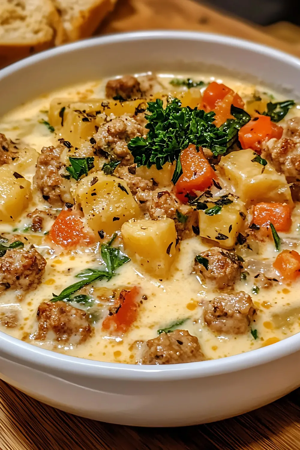 creamy italian sausage soup recipe