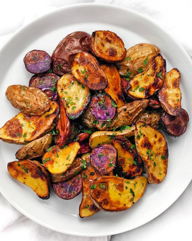 crispy roasted fingerling potatoes recipe