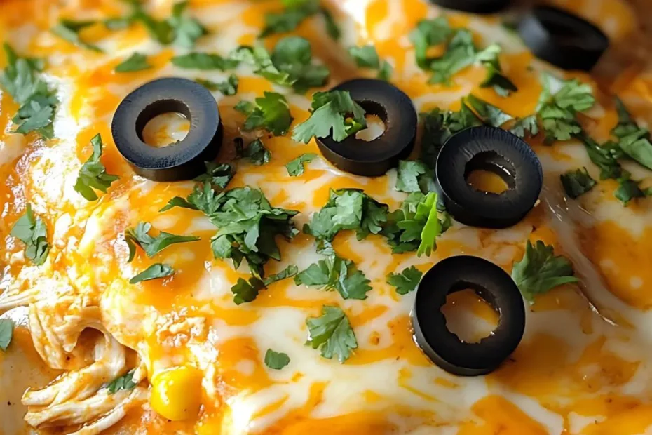 crockpot chicken enchiladas casserole recipe