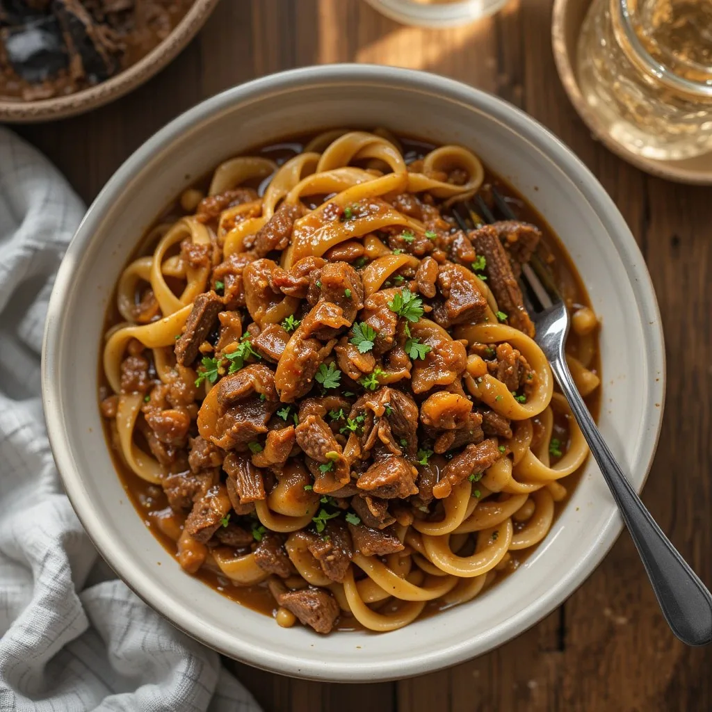 easy beef and noodles recipe