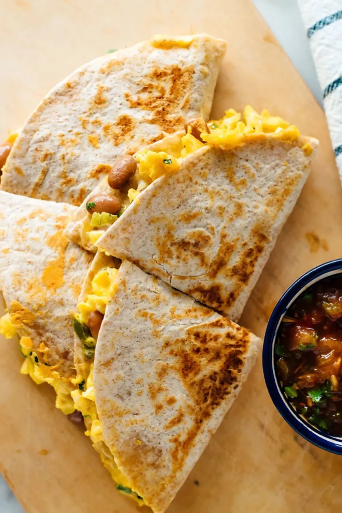 easy breakfast quesadillas recipe