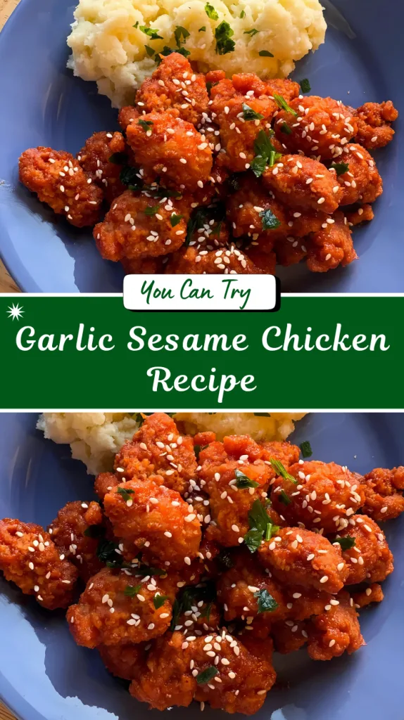 garlic sesame chicken recipe