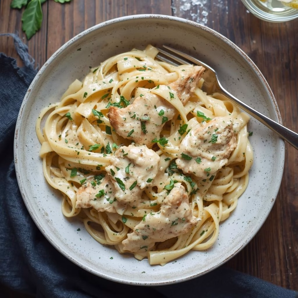 Chicken Alfredo Linguine Recipe