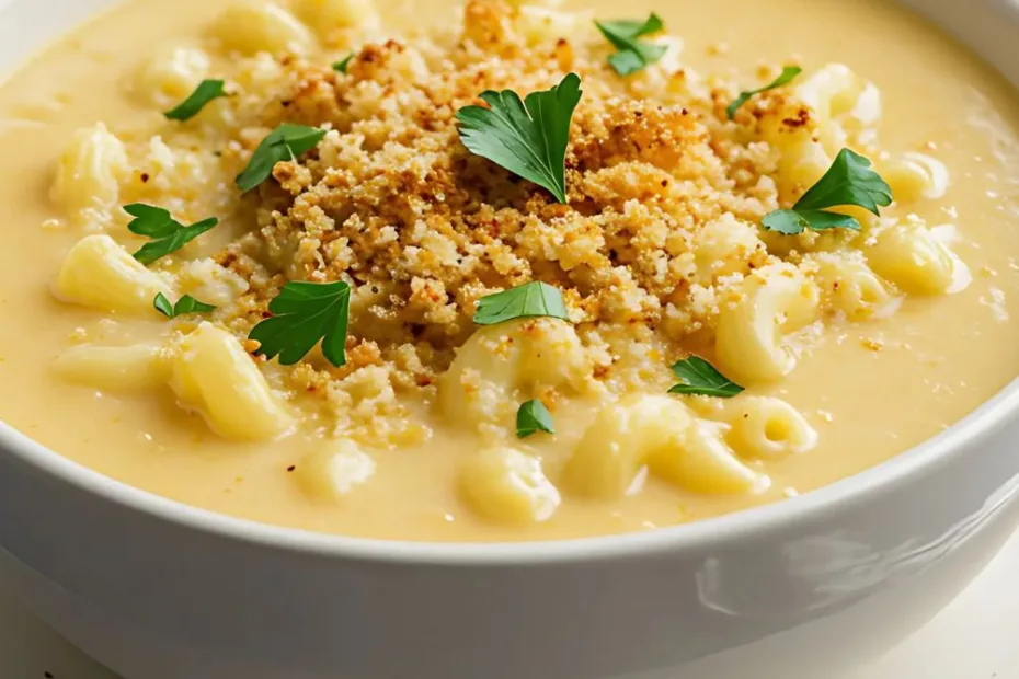 mac and cheese soup recipe