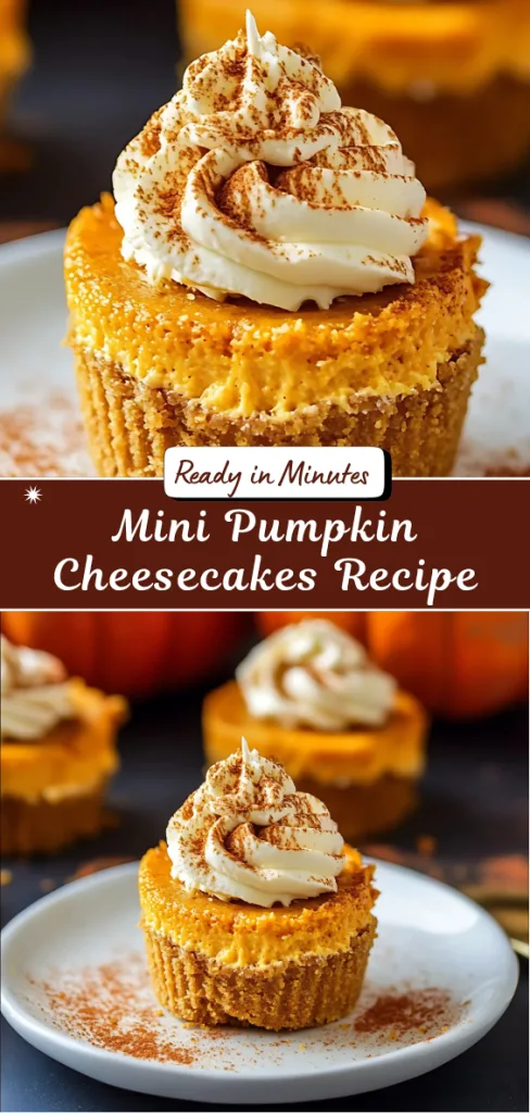 mini pumpkin cheesecakes recipe