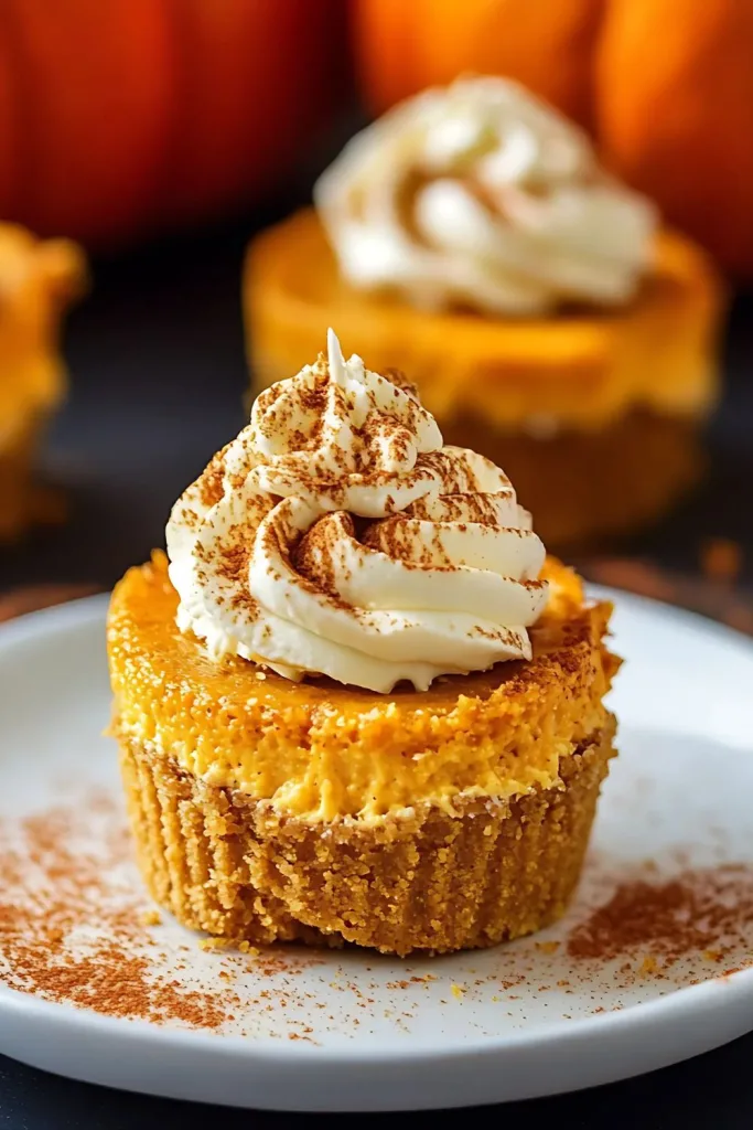 mini pumpkin cheesecakes recipe