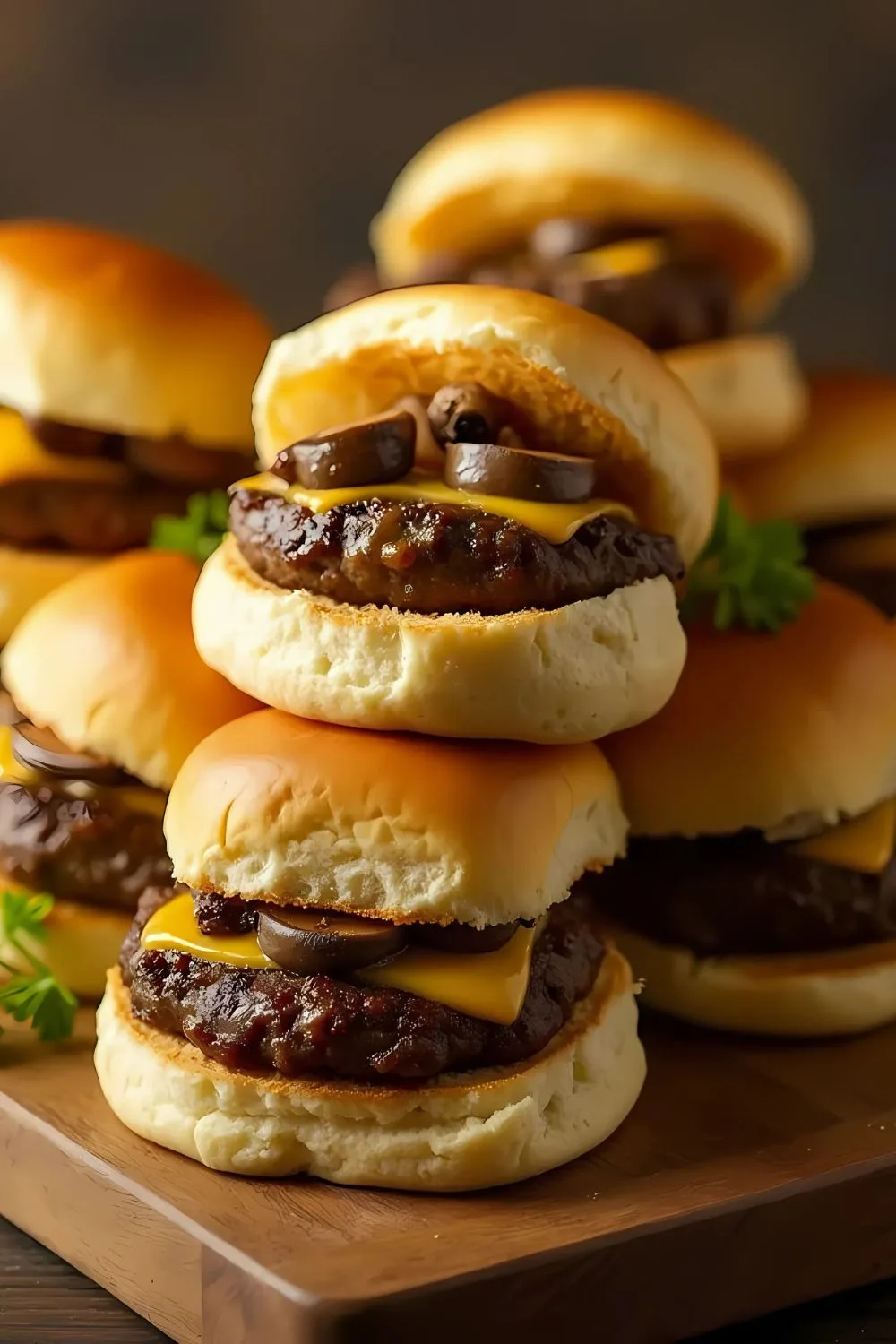 mushroom swiss sliders recipe