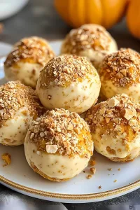 no bake pumpkin cheesecake balls recipe