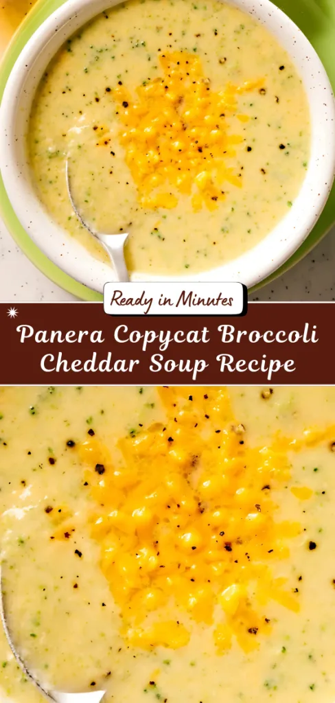 panera copycat broccoli cheddar soup recipe