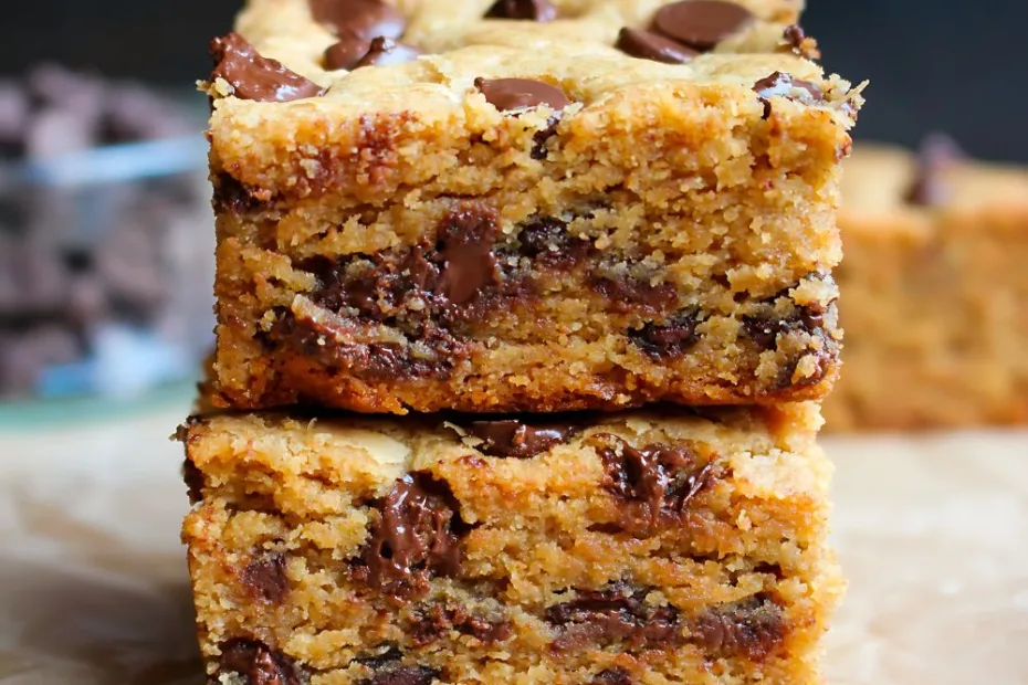 peanut butter chocolate chip bars recipe