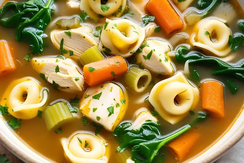 quick chicken tortellini soup recipe