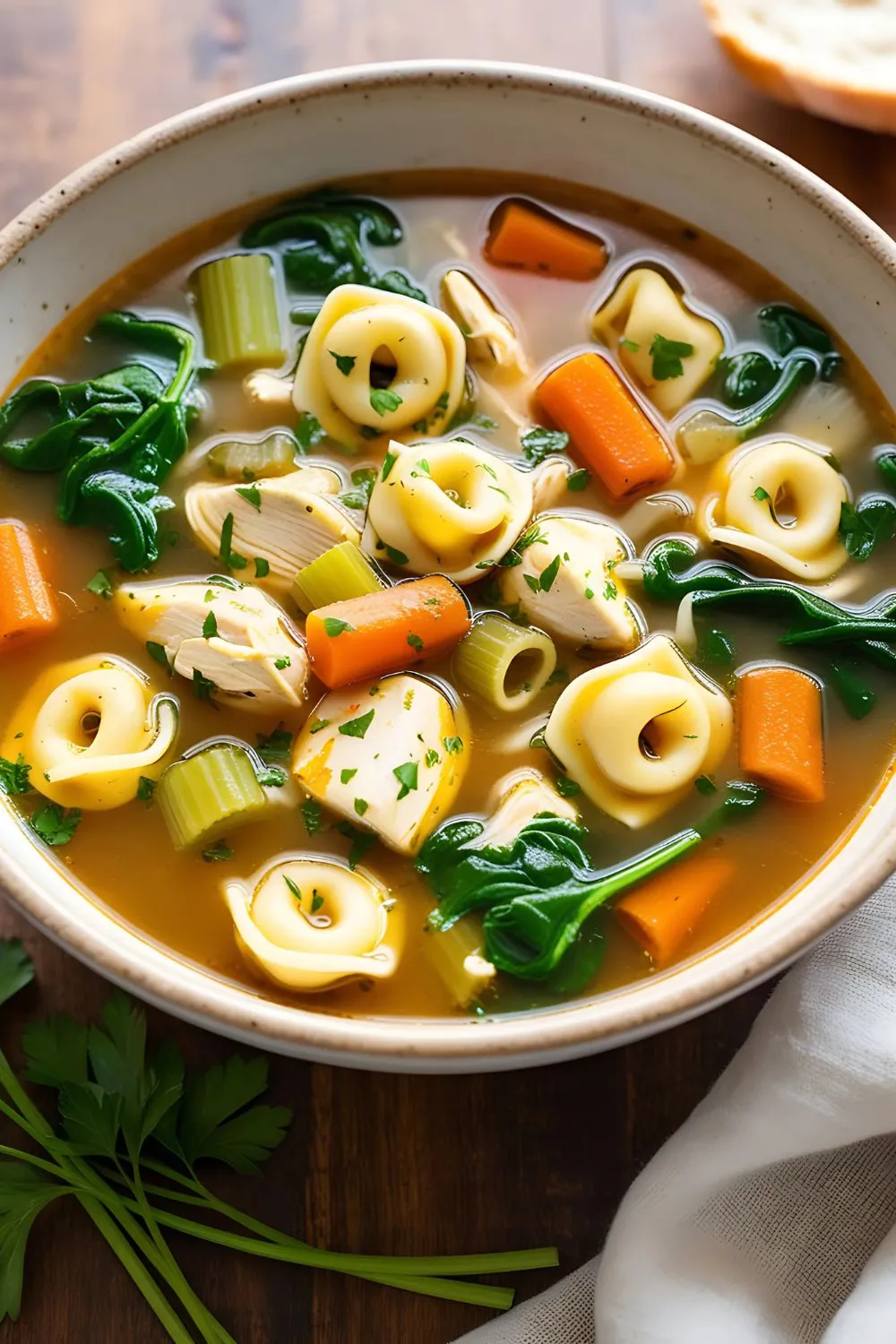 quick chicken tortellini soup recipe