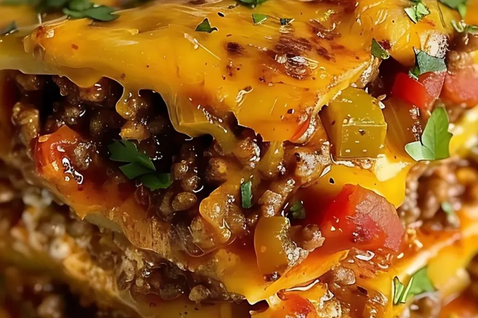 sloppy joe casserole recipe