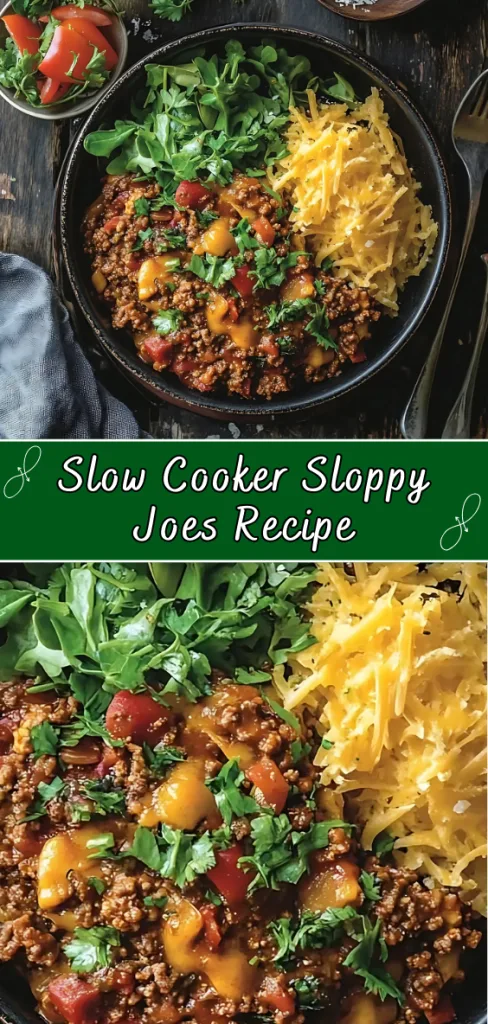 slow cooker sloppy joes recipe